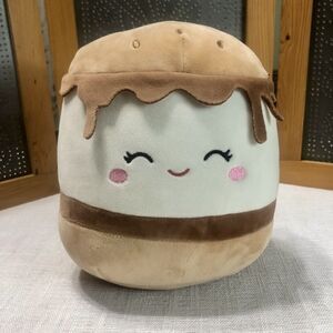 Carmelita the S’more Squishmallow 8" Plush Toy Food Brown White Marshmallow